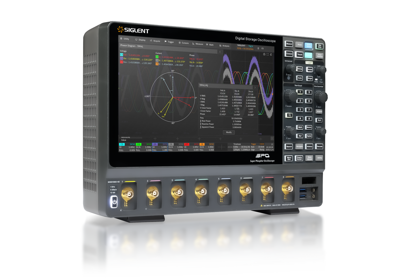 SDS5108X HD 1GHz 8ch 5 GSa/s