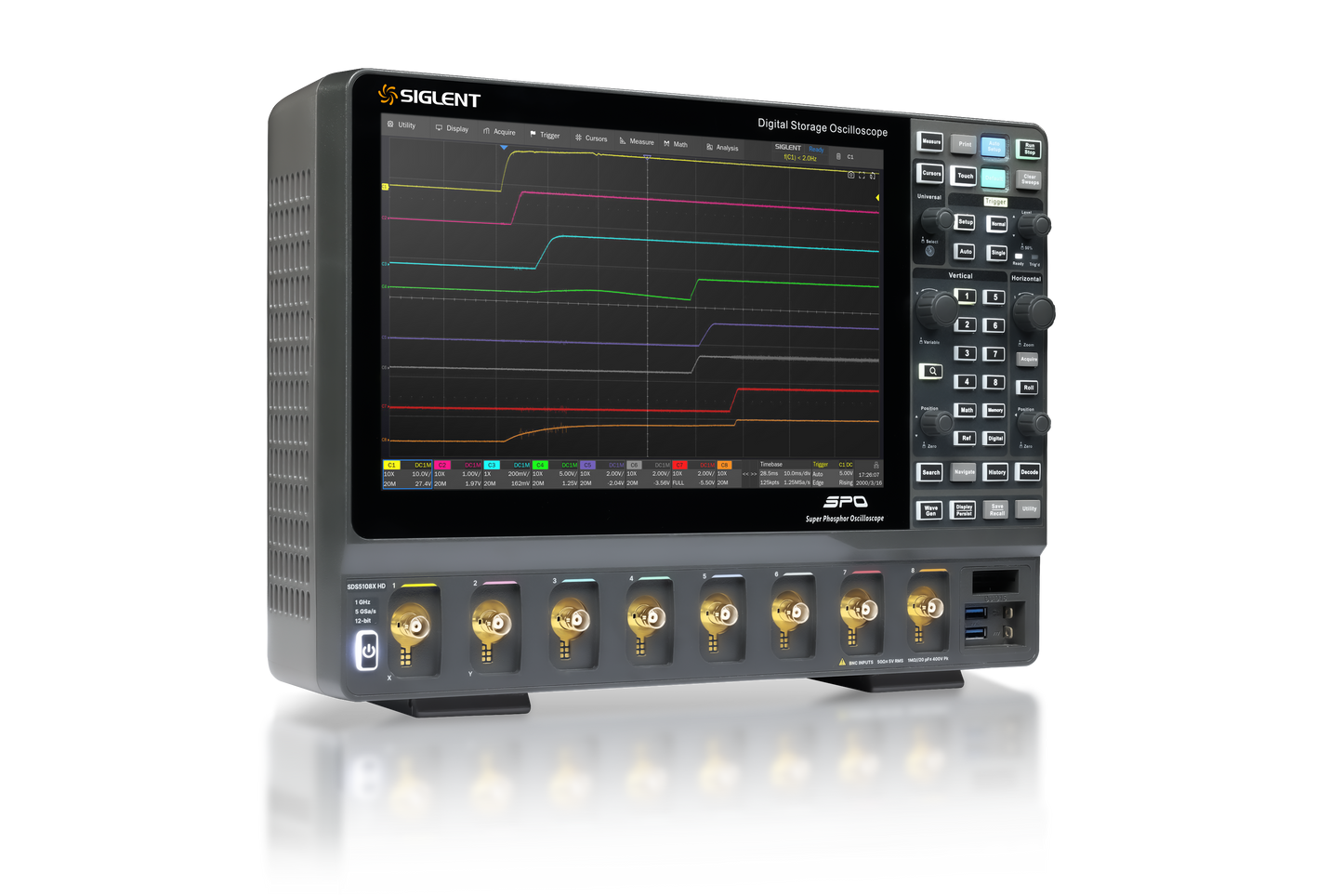 SDS5108X HD 1GHz 8ch 5 GSa/s