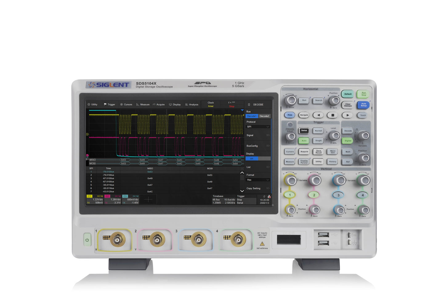 SDS5054X 500MHz 4ch 5GSa/s