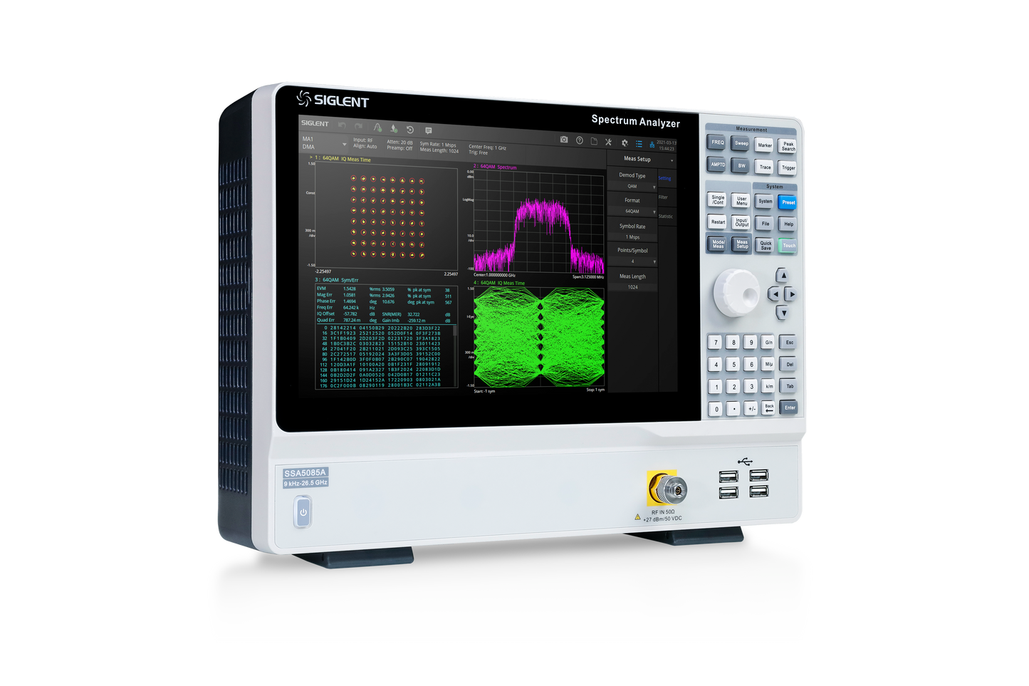 SSA5085A 9kHz~26.5GHz -165dBm/Hz