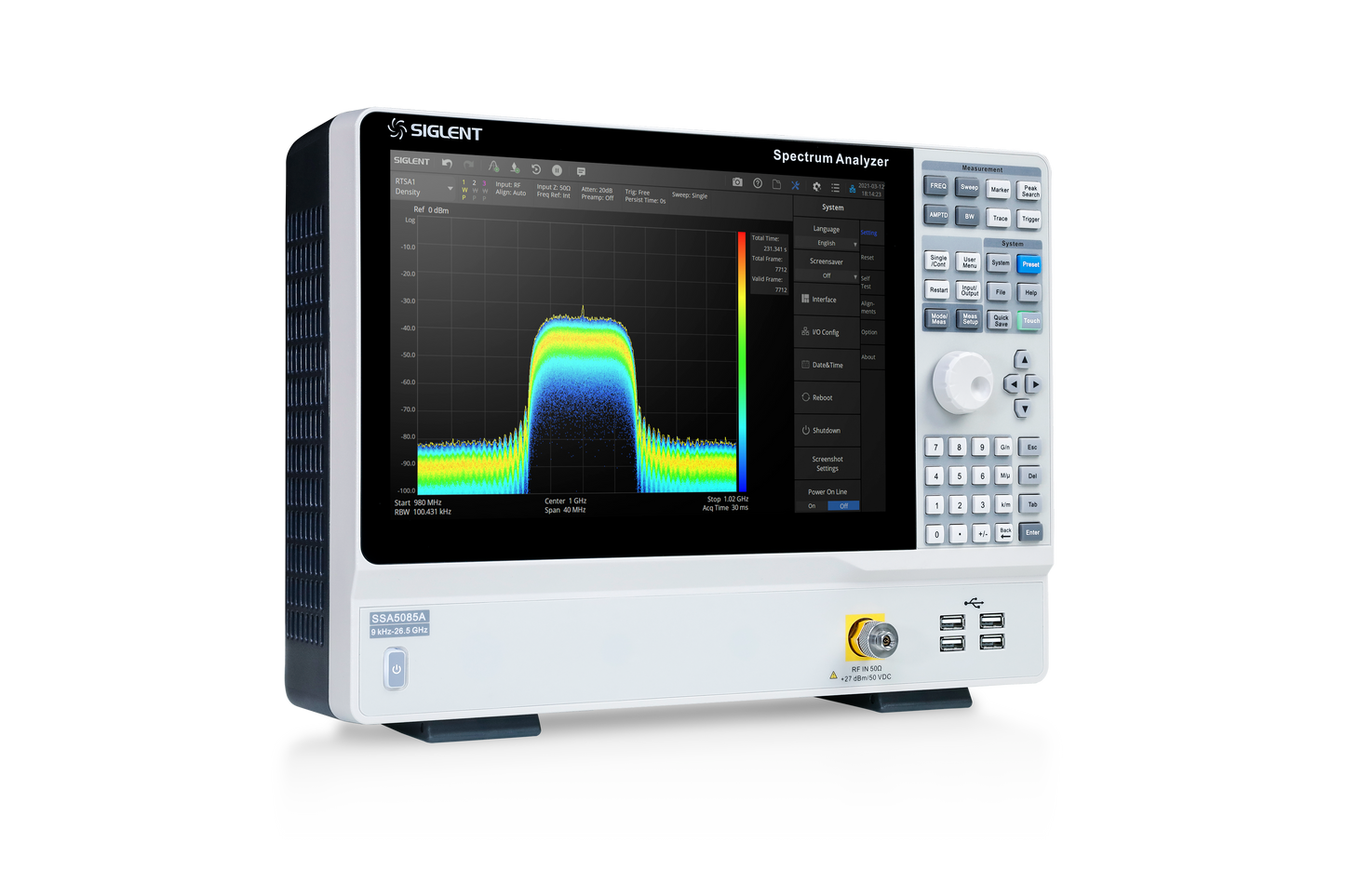 SSA5085A 9kHz~26.5GHz -165dBm/Hz