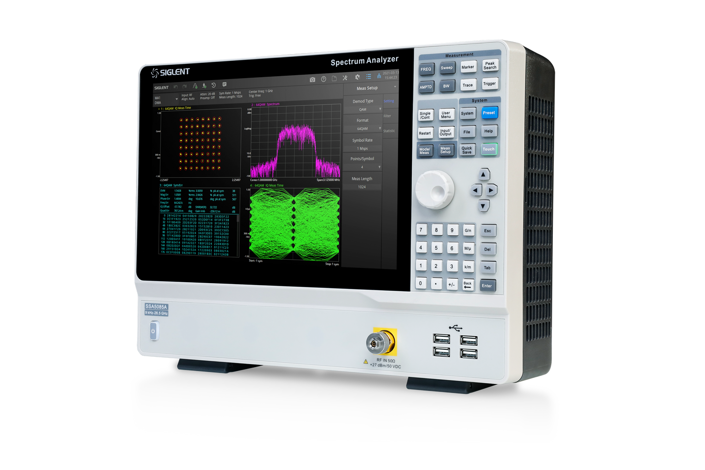 SSA5085A 9kHz~26.5GHz -165dBm/Hz