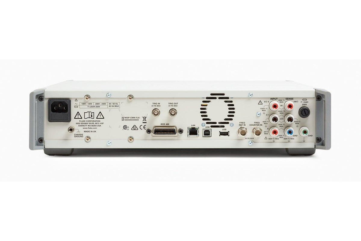 8588A Reference Multimeter, rear panel