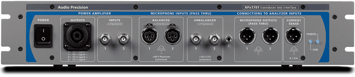 APx1701 Transducer Test Interface