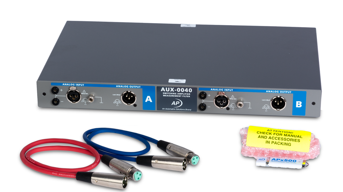 AUX Series Switching Amplifier Measurement Filter