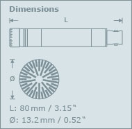46AO 1/2" CCP Pressure Standard Microphone Set