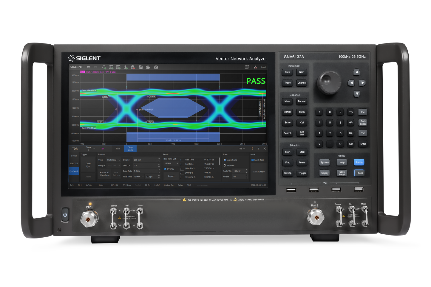 SNA6132A 100kHz~26.5GHz 2Port  front panel jumper