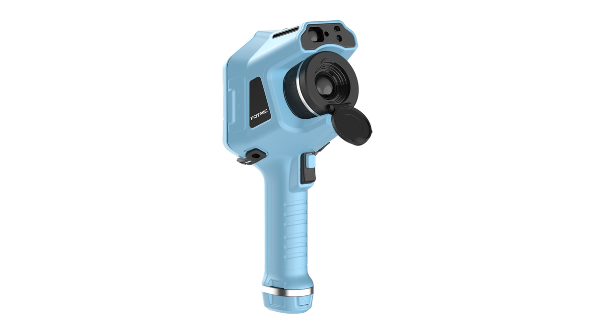 FOTRIC Ti Series Thermal Camera – rear view with lens